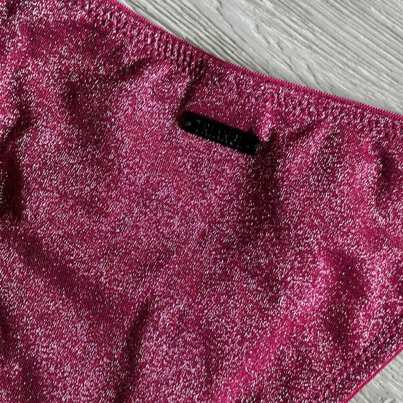 Grape sparkle string triangl bathing suits bottom - Picture 7 of 9